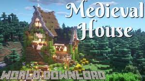 Download the best house maps for minecraft pe. Minecraft How To Build A Small Medieval House Free World Download Youtube