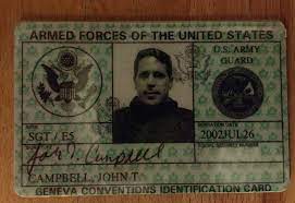 Army real military id card. United States Uniformed Services Privilege And Identification Card Wikipedia