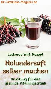 Holundersaft Selber Machen Einfaches Rezept Mit Anleitung In 2020 Holundersaft Selber Machen Holundersaft Holunder