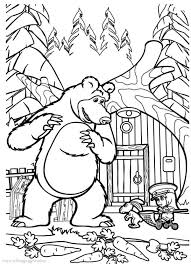 Jocuri Pentru Copii Mari Si Mici Fise De Colorat Cu Masha Si Ursul In 2020 Coloring Pages Bear Coloring Pages Cool Coloring Pages