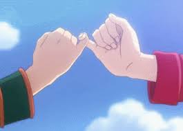 Pinky promise pictures to create pinky promise ecards, custom profiles, blogs, wall posts, and pinky promise scrapbooks, page 1 of 4. Hunter X Hunter Need I Say Anymore Pinky Promise