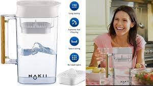 Nakii Water Filter Pitcher Long Lasting 150 Gallons,Supreme Fast Filtration  &Purification Technology - YouTube