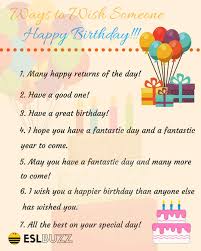 Virtual birthday party ideas for celebrating with family amidst a global pandemic. 20 Creative Ways To Say Happy Birthday Eslbuzz Learning English