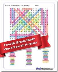 Use These Math Word Search Puzzles To Introduce Vocabulary And Terms To Grade School Students As They Are Intro Math Word Search Math Words Word Search Puzzles