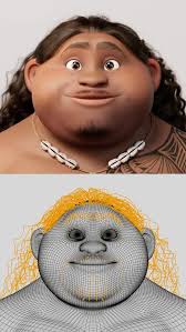 Kumu, Character from the Polynesian islands, inspired by Moana