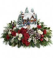 Thomas kinkade floral christmas arrangements 2019. 17 Thomas Kinkade Christmas Flowers Ftd Ideas Thomas Kinkade Christmas Christmas Flowers Christmas