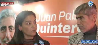 Juan Pablo Quinteros presentó una propuesta de seguridad junto a Soledad  Laciar