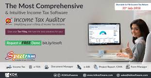 Spectrum A Completed Tax Compliance Software 360 Solution Most Advanced Tax Return Filing Software File With Tax Software Income Tax Income Tax Return