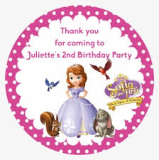 Birthday, disney princess, free printables, labels, princess sofia the first, stickers, top 100, toppers. Sofia The First Thank You Free Editable Sofia The First Birthday Invitations Free Transparent Clipart Clipartkey