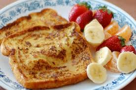 French Toast With 60 Calorie Whole Wheat Bread Egg Whites Vanilla Protein Powder And Unsweetened Vanilla Almond Mil Healthy French Toast Recipe Food Recipes