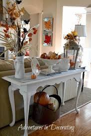 10 Do It Yourself Fall Vignette Ideas The Bright Ideas Blog Fall Living Room Decor Sofa Table Decor Decor