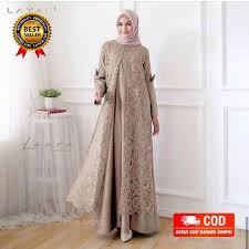Model baju gamis terbaru 2020baju gamis masih tetap menjadi tren dan pilihan utama para wanita muslim yang ingin tampil modis di tahun 2020 ini. Harga Model Baju Gamis Brokat Terbaik Dress Muslim Fashion Muslim Mei 2021 Shopee Indonesia