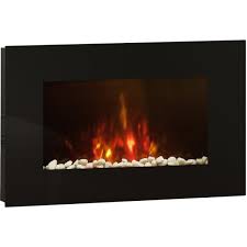 With our collection of modern electric fires, you can create a fabulous contemporary feature in your room. Be Modern Azonto Wall Mounted Electric Fire Black Glass Homebase
