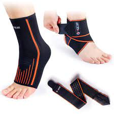 Ankle Support Kit 2 Or 4 Pack Ankle Brace Straps And Ankle Compression Sleeves Best For Sports P Ankle Compression Sleeve Ankle Compression Ankle Braces