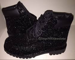 Black And Gold Timberlands Black Glitter Timberland Boots Timberland Boots Boots Custom Timberland Boots