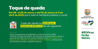 La medida se extenderá, de forma continua, hasta el domingo 02 de mayo. Alcaldia De Cali On Twitter Como Medida Para Garantizar El Distanciamiento Individual Responsable Evitar Aglomeraciones Y Salvaguardar La Vida Se Decreta Toque De Queda Y Pico Y Cedula Para Nuestra Amada