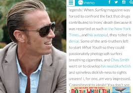 Just in: Chas Smith is a "spineless dick!"