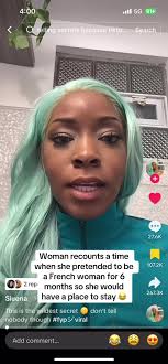 Wild secrets! Woman talks about a time when she pretended to be a French  woman for 6 months so she wouldn’t be homeless! Must watch definitely a kee  kee 😂 Like. Follow. Comment. Share. #hilarious ...