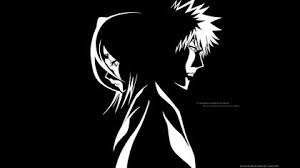 Black And White Vector Art Anime Vector Black And White Vector Art Google Search Ichigo And Rukia Bleach Ichigo And Rukia Bleach Anime