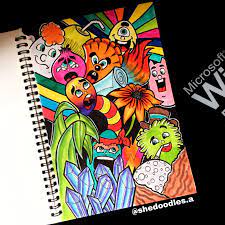 Discover some fun and simple doodles to print and color for children. Dessin Doodle Art Vexx Novocom Top