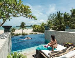 Four Seasons Resort Langkawi Malaysia S Ocean Front Quiet Pool For Adults Offers Private Cabanas For Luxury Beach Resorts Langkawi Us Honeymoon Destinations