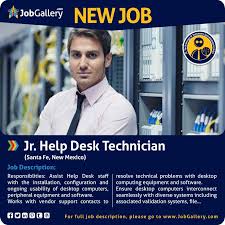 Jr Help Desk Technician Job Posting Job Opening Technician