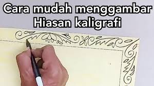 Nov 02, 2020 · bingkai hiasan pinggir kaligrafi sederhana dan mudah. Cara Mudah Menggambar Hiasan Kaligrafi Youtube