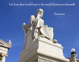 Let Him That Would Move The World First Move Himself Socrates Picture Quotes Quoteswave