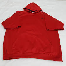 Champion Vapor Hoodie Sweatshirt Mens 3xlt Red Short Sleeve A16 Mens Sweatshirts Sweatshirts Hoodie Red Shorts