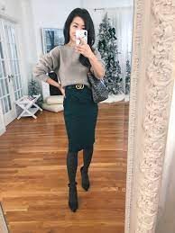 We did not find results for: Taupe Sweater Dark Green Pencil Skirt Lack Logo Belt Lack Tights Black Heels Grey Tot Pencil Skirt Outfits Winter Simple Work Outfits Black Pencil Skirt Outfit