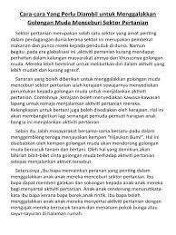 Adakah generasi muda dalam kalangan pelajar sekolah menengah yang mengikuti. Karangan 1 Docx