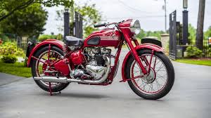 Image result for Red 1952 Motorcycle