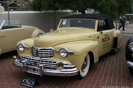 Image result for Pace Car Yellow 1948 Lincoln