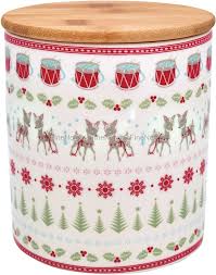 • diy wood mason jar lid. Greengate Dose Storage Jar Bambi White With Wooden Lid Medium
