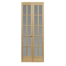 pinecroft classic french unfinished pine wood 2 panel square wood pine bifold door hardware included common bifold door hardware doors interior bifold doors