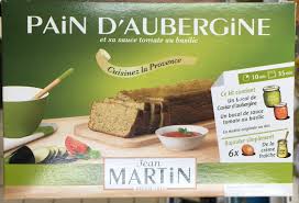 Pain D Aubergine Et Sa Sauce Tomate Au Basilic Jean Martin 570 G