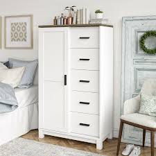 Item features three dimensional diamond front, beautiful wood grain, 8 dovetailed dra. Gracie Oaks Huitt 5 Drawer Gentleman S Chest Wayfair Furniture White Chests Bedroom Decor