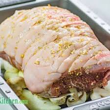 Roast Leg Of Pork Keto Sunday Dinner Recipe With Perfect Crackling Recipe Pork Leg Pork Leg Recipes Pork Roast Recipes