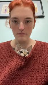 Amy brought over the revised after surgery shirt for Arya today and it fits  great! She looks fabulous and pretty confident in it. We spent some time  snuggling and watching the house