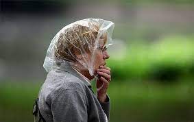 Old Lady Rain Cap Rain Bonnet Rain Wedding Rain Cap