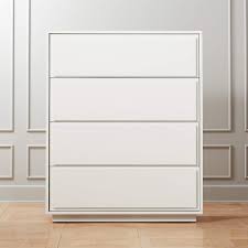 Tall white dresser drawer storage chest of drawers bedroom dressers. Gallery White 4 Drawer Tall Chest Reviews Cb2
