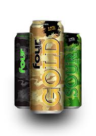 Camo Cluster Malt Beverage Can Four Loko