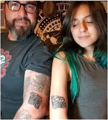 You often hear of fathers threatening their daughter with a version of, if you get a tattoo, you're cut off! Creative Father Daughter Tattoos That Deserve Our Attention Page 10