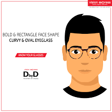 A Rectangle Shaped Face Is An Ideal One To Sport The Curvy And Oval Glasses Try Them Out And See The Di Diamond Face Shape Rectangle Face Shape Rectangle Face