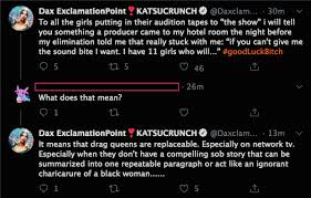 Acting dumb also covers for being dumb. Dax Speaking Out On The Show Rupaulsdragrace