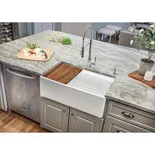 30 inch white farmhouse kitchen sink,ceramic porcelain fireclay deep single bowl farm kitchen sinks. Soleil 30 L X 19 W Farmhouse Kitchen Sink Wayfair