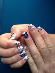 #tipgelish #armatuoutfit #uñas #azul #blue. Disenos De Unas Acrilicas Color Azul Marino Diseno De Unas