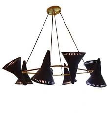 D R G M Eight Light Mid Century Chandelier Studio Van Den Akker