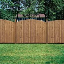 Shop Barrette Spruce Dog Ear Wood Fence Picket Panel Common 6 Ft X 8 Ft Actual Wood Fence Design Picket Fence Panels Wood Fence