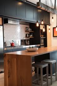 Wood Kitchen Island With Waterfall Edge Modern Furniture Union Wood Co In Vancouver Bc Custom Kitchen Island Wood Kitchen Island Kitchen Design